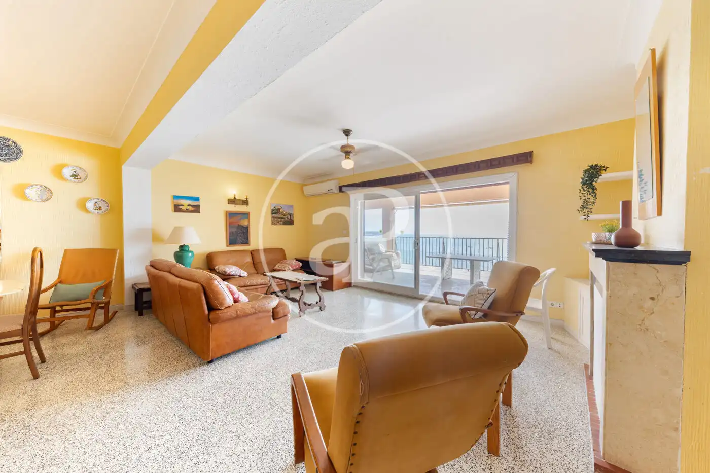 Sala de estar de Piso en venta en  Palma de Mallorca con Aire acondicionado, Calefacción y Terraza