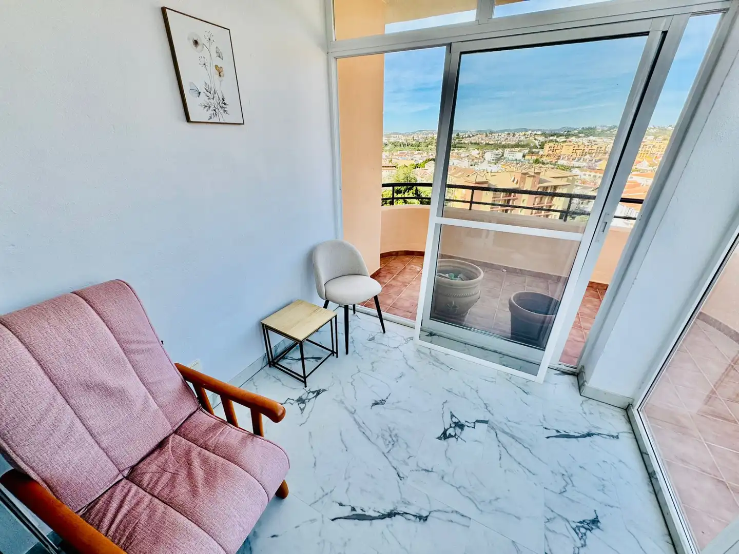 Terraza de Apartamento en venta en Fuengirola con Aire acondicionado, Terraza y Amueblado