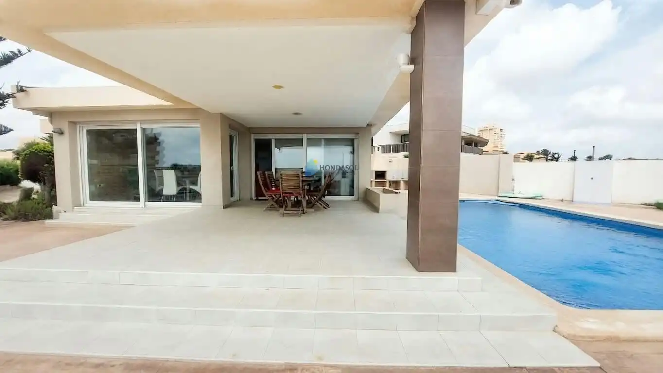 Terraza de Casa o chalet en venta en La Manga del Mar Menor con Aire acondicionado, Jardín privado y Terraza