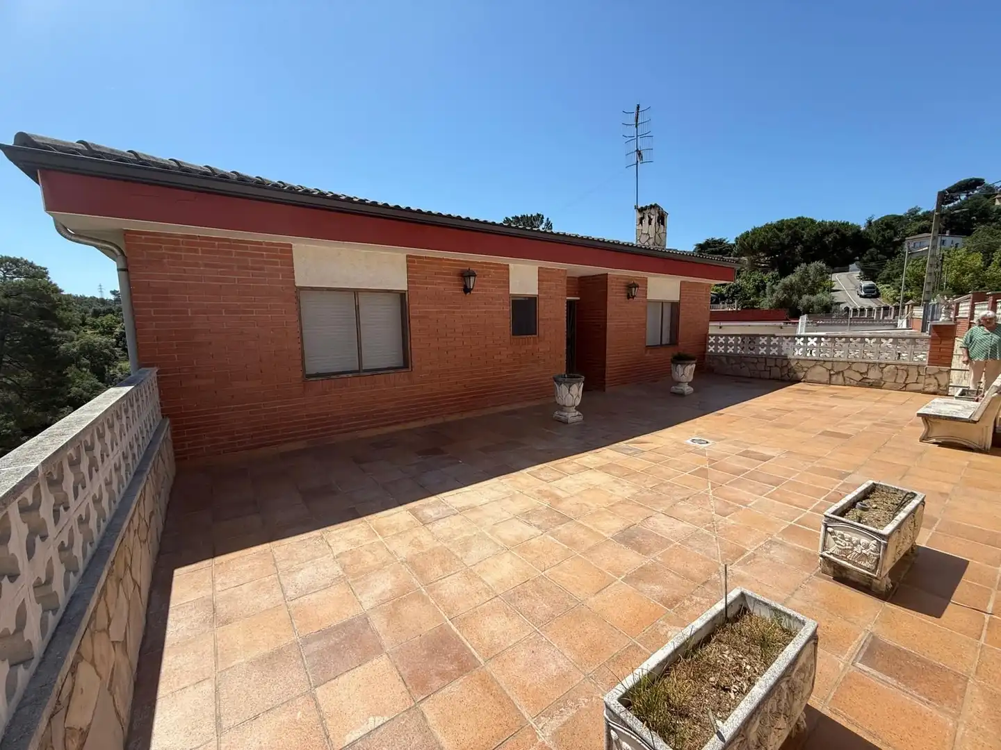 Vista exterior de Casa o xalet en venda en Vallgorguina amb Calefacció, Terrassa i Piscina
