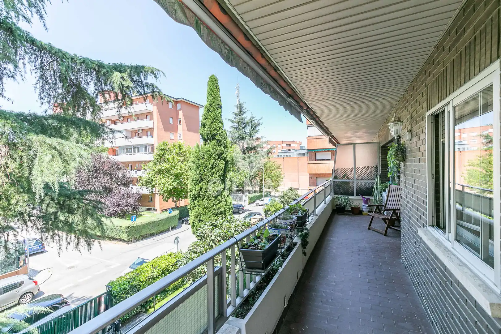 Terraza de Piso en venta en Madrid con Calefacción, Jardín privado y Piscina
