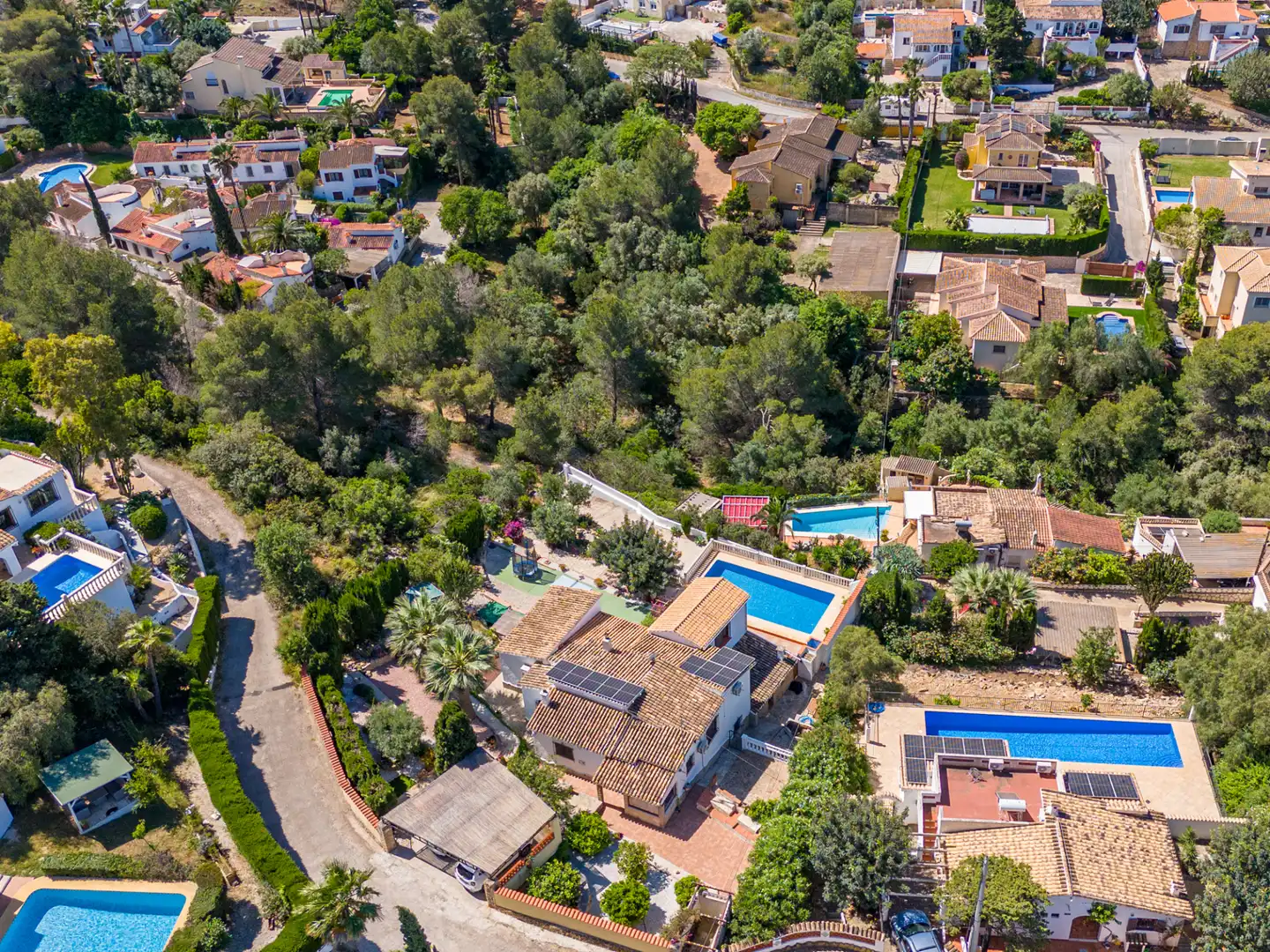 Exterior view of Houses for sale in Dénia  with Air Conditioner, Private garden and Terrace