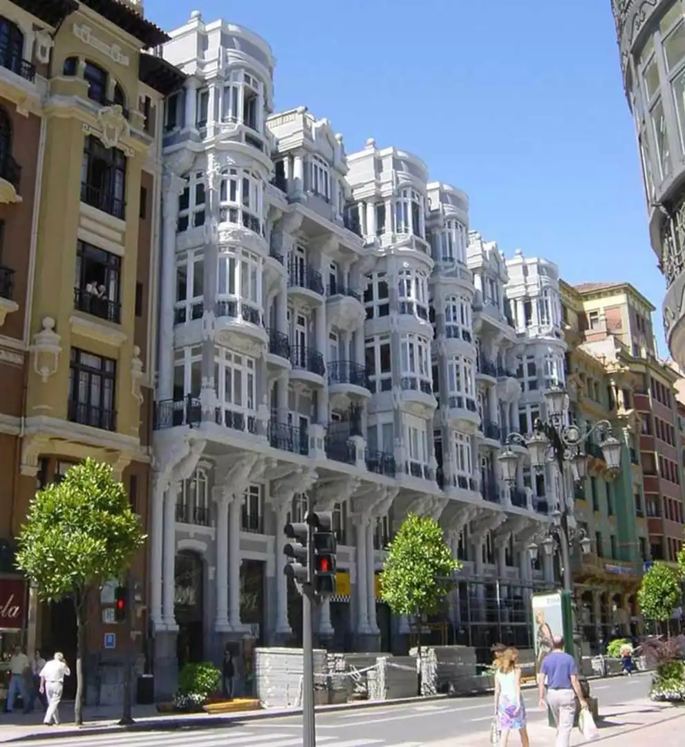 Exterior view of Office for rent in Oviedo   with Heating, Terrace and Furnished