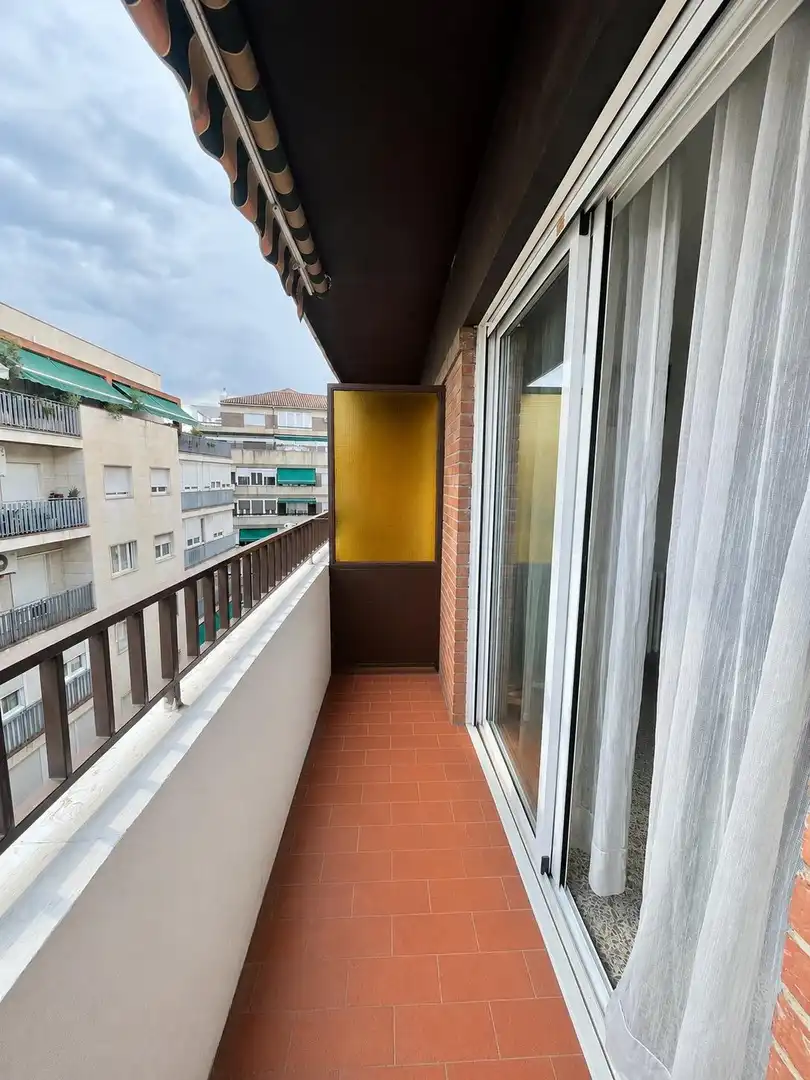Balcony of Flat for rent in Granada  with Furnished and Balcony