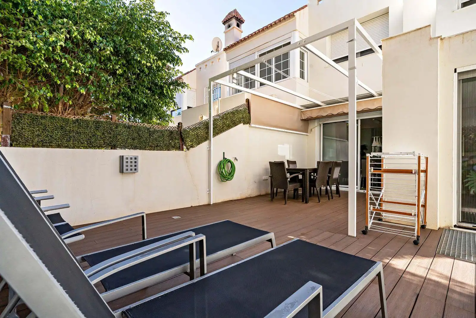 Terrace of Houses for rent in Roquetas de Mar  with Air Conditioner, Heating and Terrace