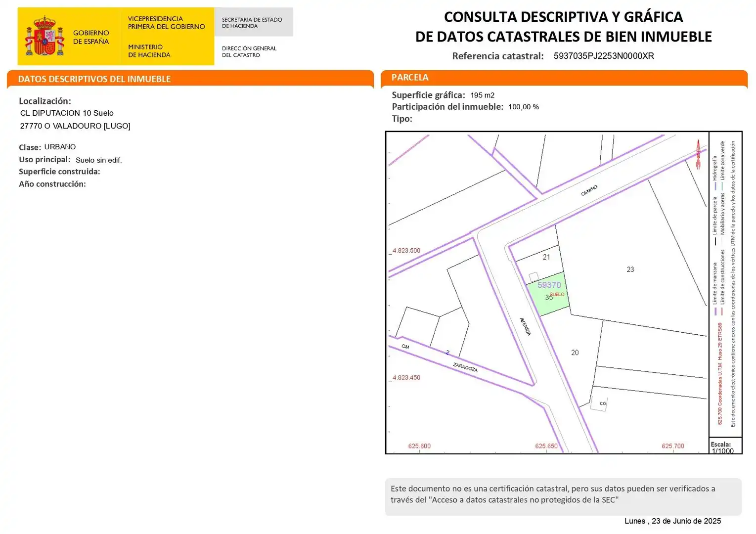 Residencial en venda a GRANDA D, 5, O Valadouro