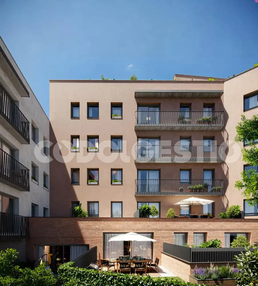 Vista exterior de Piso en venta en Vic