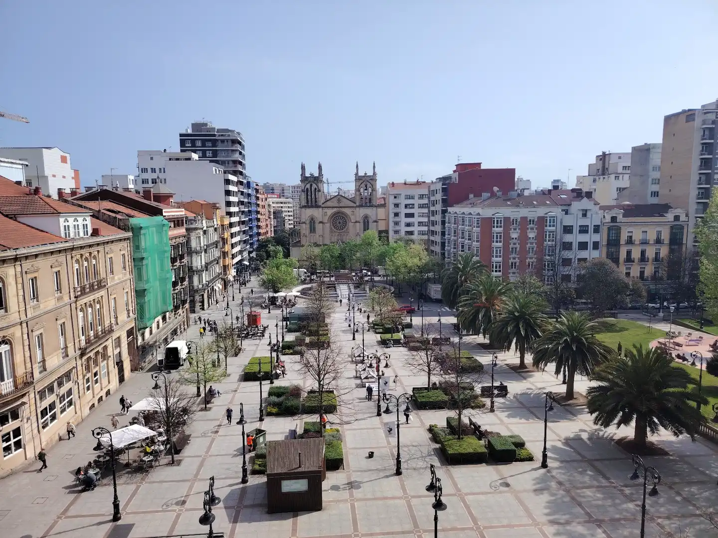 Vista exterior de Piso de alquiler en Gijón  con Calefacción, Parquet y Terraza