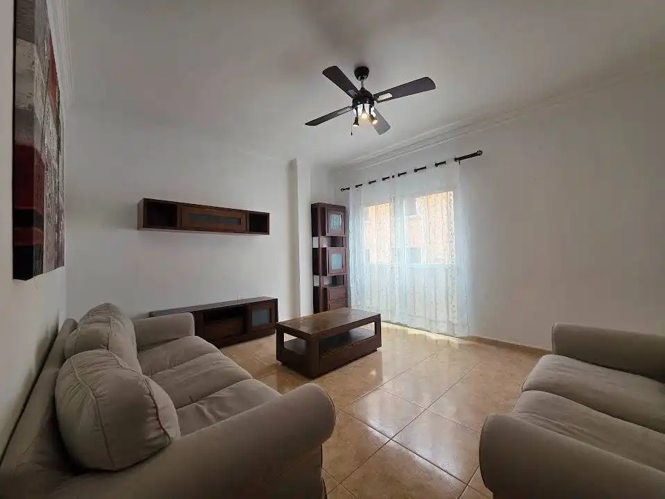 Sala de estar de Piso en venta en Las Palmas de Gran Canaria con Amueblado