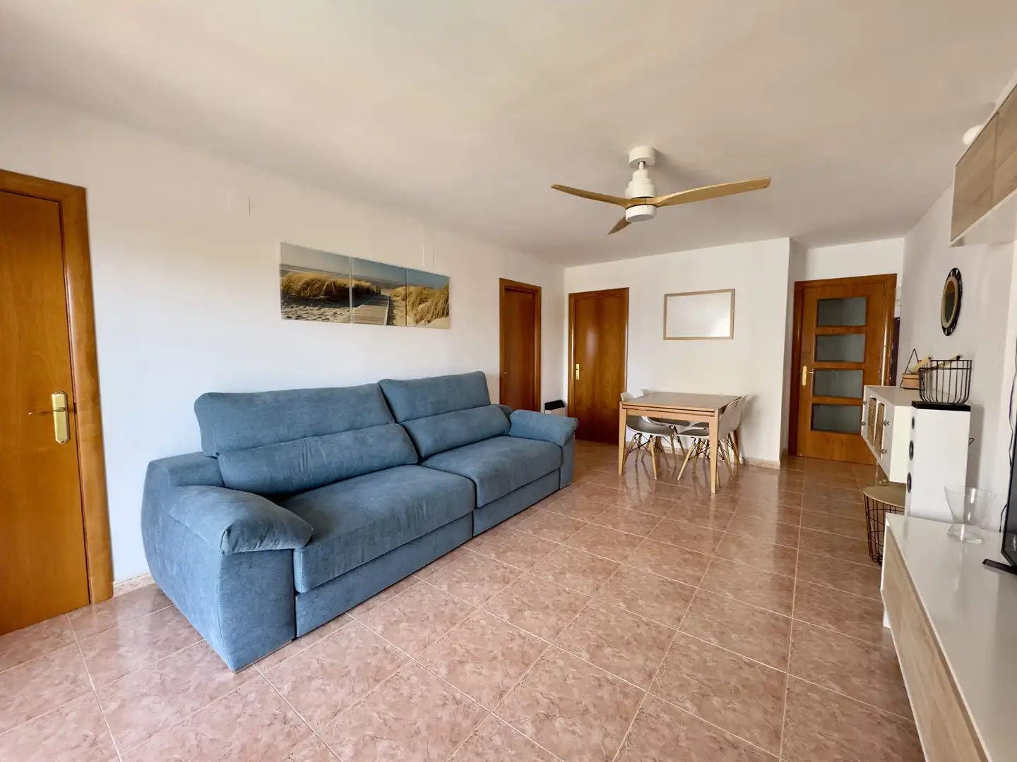 Sala de estar de Piso en venta en Malgrat de Mar con Jardín privado, Terraza y Balcón