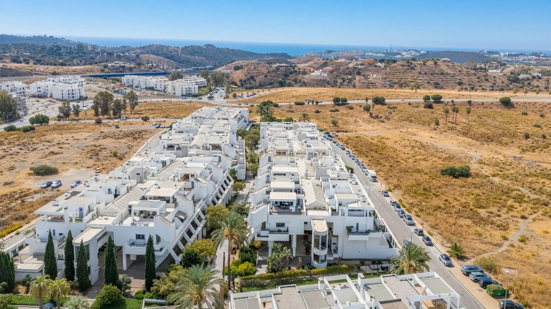 Exterior view of Apartments for sale in Mijas  with Air Conditioner and Swimming Pool