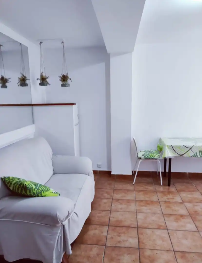 Sala d'estar de Apartament de lloguer en Dénia amb Moblat i Balcó