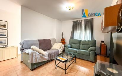 Living room of Single-family semi-detached for sale in Jerez de la Frontera  with Air Conditioner, Private garden and Terrace