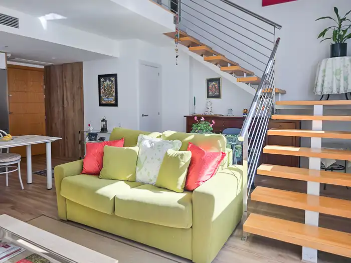 Sala de estar de Loft en venta en San Sebastián de los Reyes con Aire acondicionado, Calefacción y Terraza
