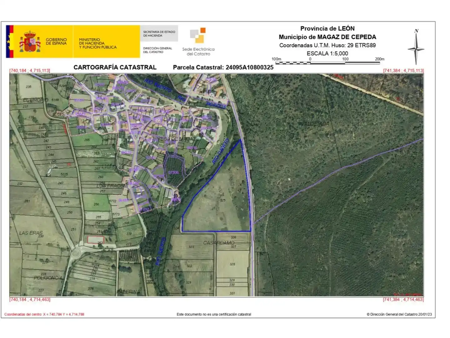 Terreno en venta en Magaz de Cepeda