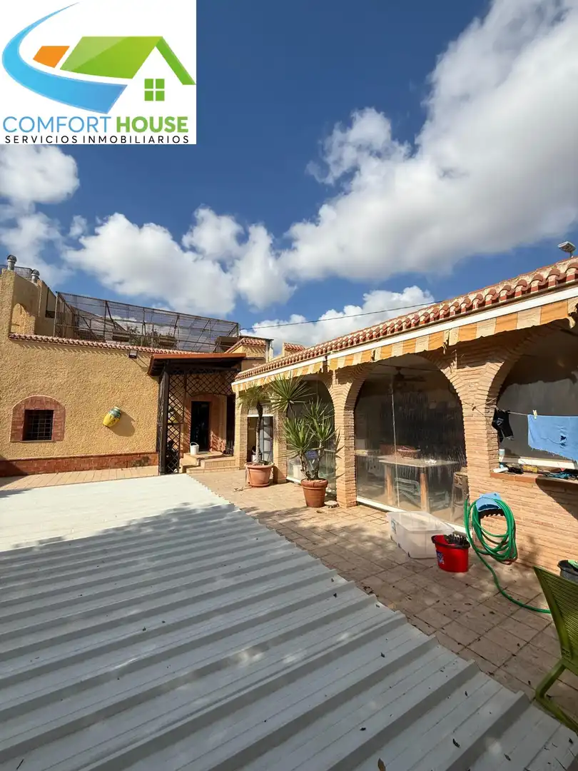 Terraza de Finca rústica en venta en Cartagena con Jardín privado y Piscina