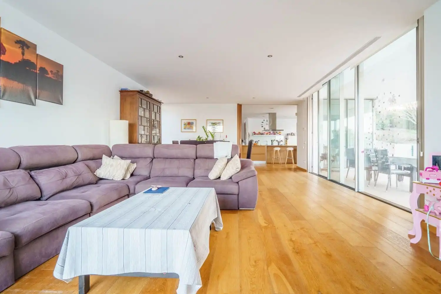 Sala de estar de Casa o chalet en venta en Calvià con Aire acondicionado, Jardín privado y Parquet