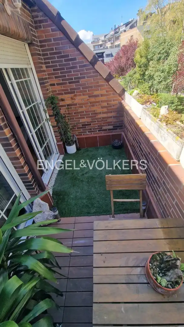 Terraza de Dúplex de alquiler en Collado Villalba con Aire acondicionado, Calefacción y Parquet