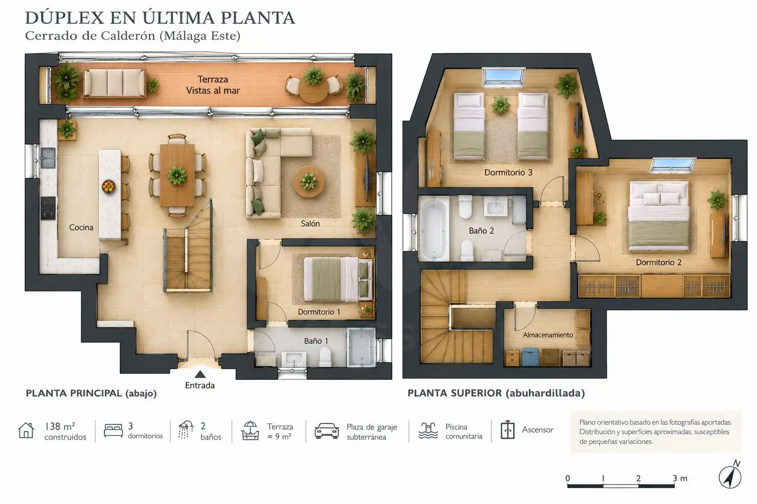 Dúplex en venta en Málaga, Málaga