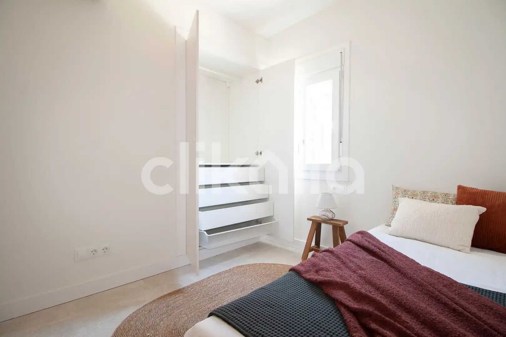 Schlafzimmer von Wohnung zum Verkauf in Torremolinos mit Klimaanlage, Privatgarten und Terrasse