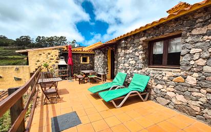 Terrassa de Casa o xalet en venda en Moya (Las Palmas) amb Aire condicionat, Jardí privat i Terrassa
