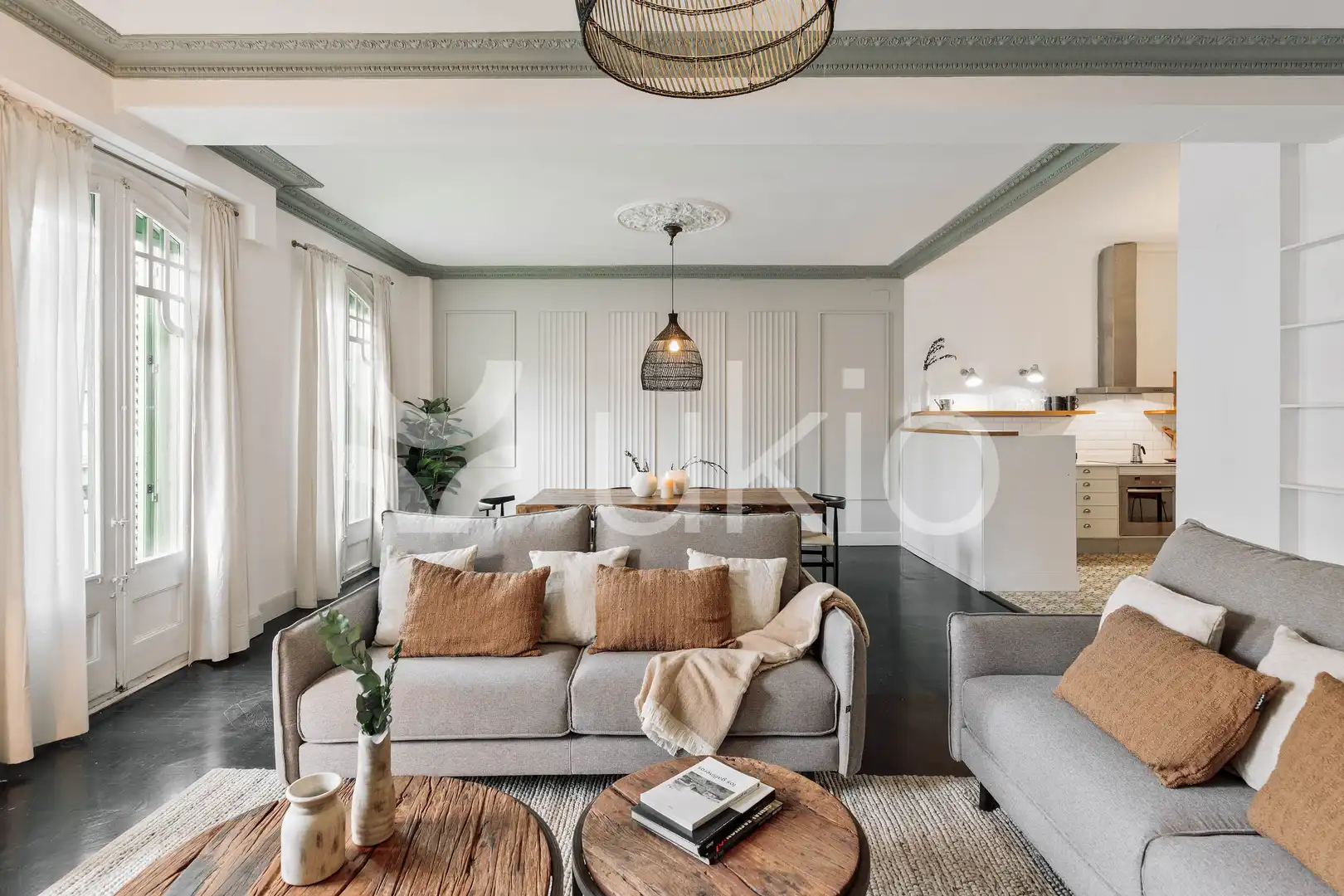 Appartement compact avec terrasse à louer à Carrer Gran de Gràcia, imagen 4