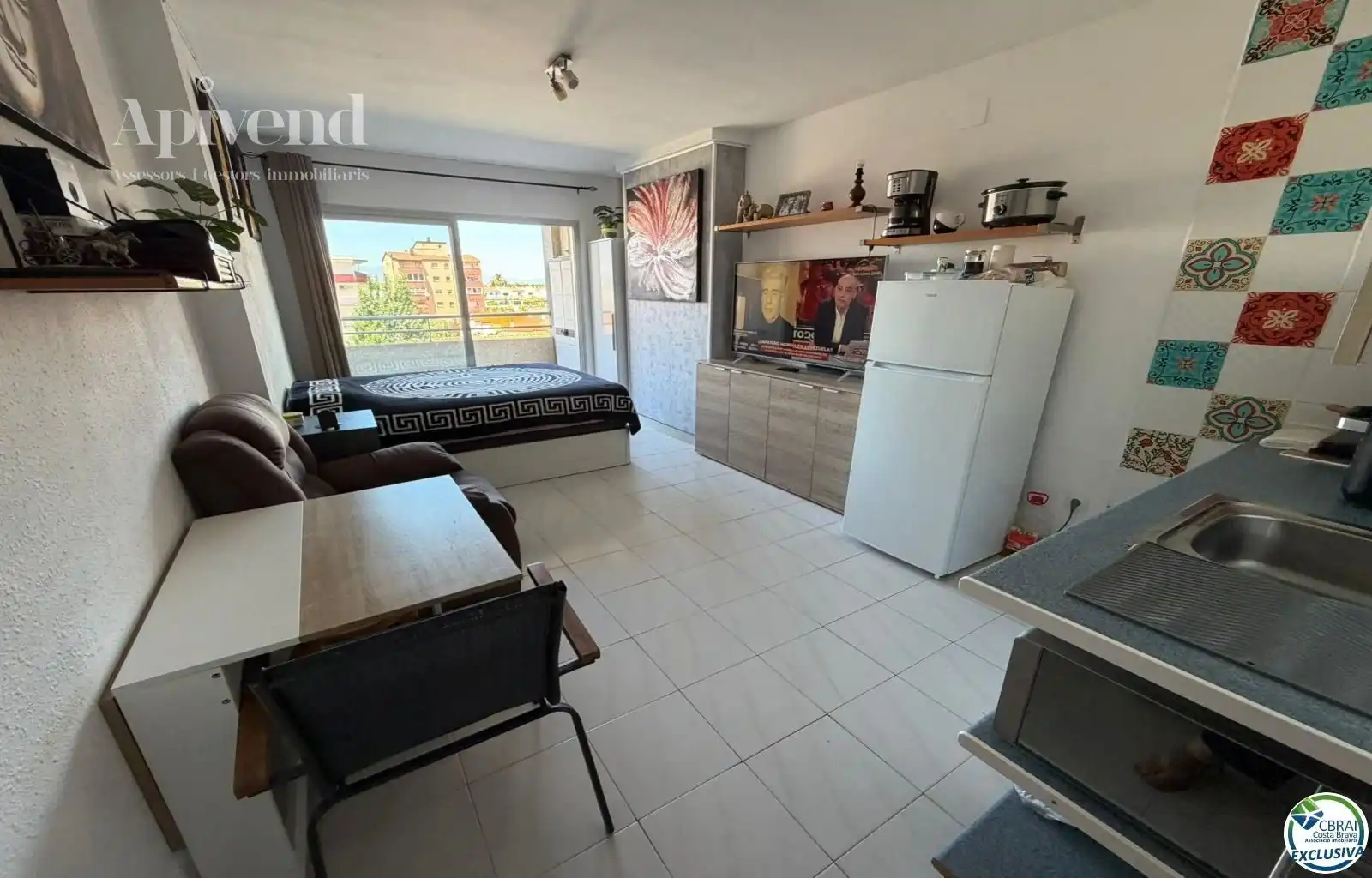 Terrasse von Wohnung zum Verkauf in Empuriabrava mit Heizung, Terrasse und Möbliert