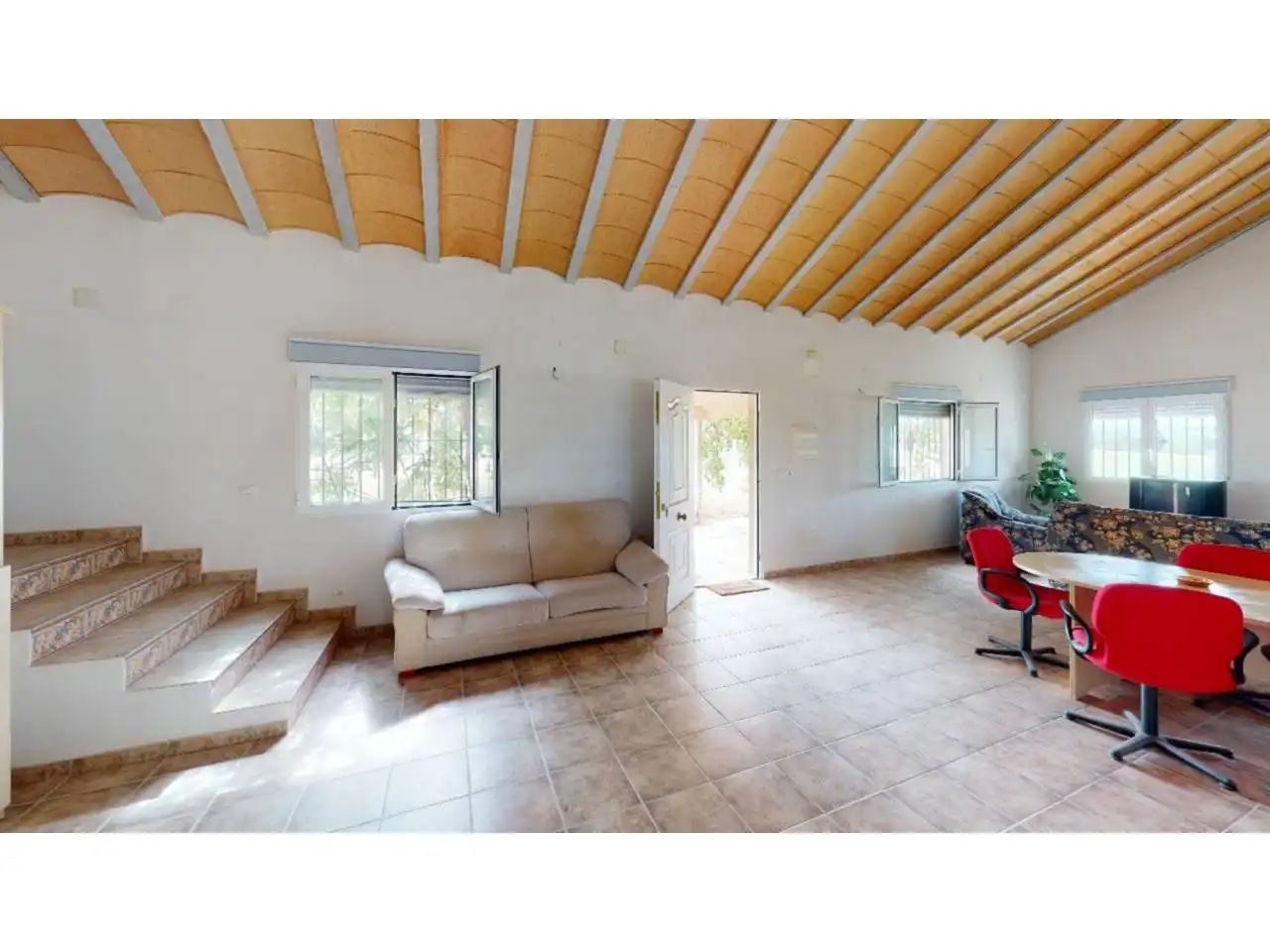Wohnzimmer von Country house zum Verkauf in Caravaca de la Cruz mit Privatgarten