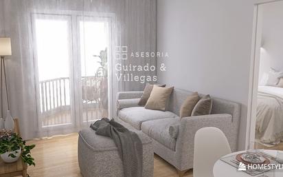 Living room of Flat for sale in L'Hospitalet de Llobregat  with Air Conditioner, Heating and Parquet flooring