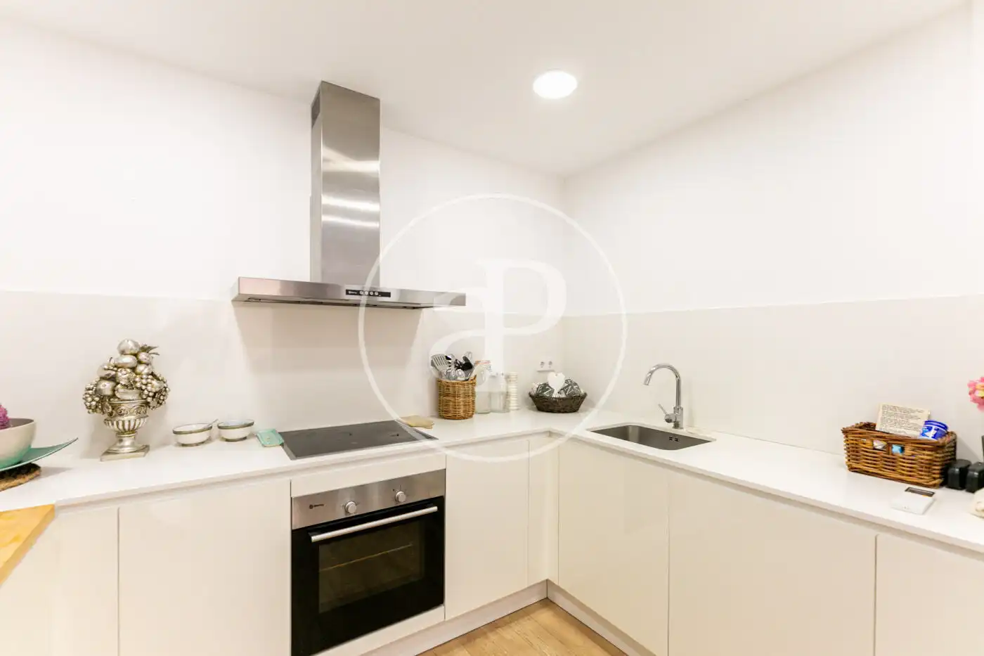 Küche von Wohnung zur Miete in  Palma de Mallorca mit Klimaanlage, Terrasse und Möbliert