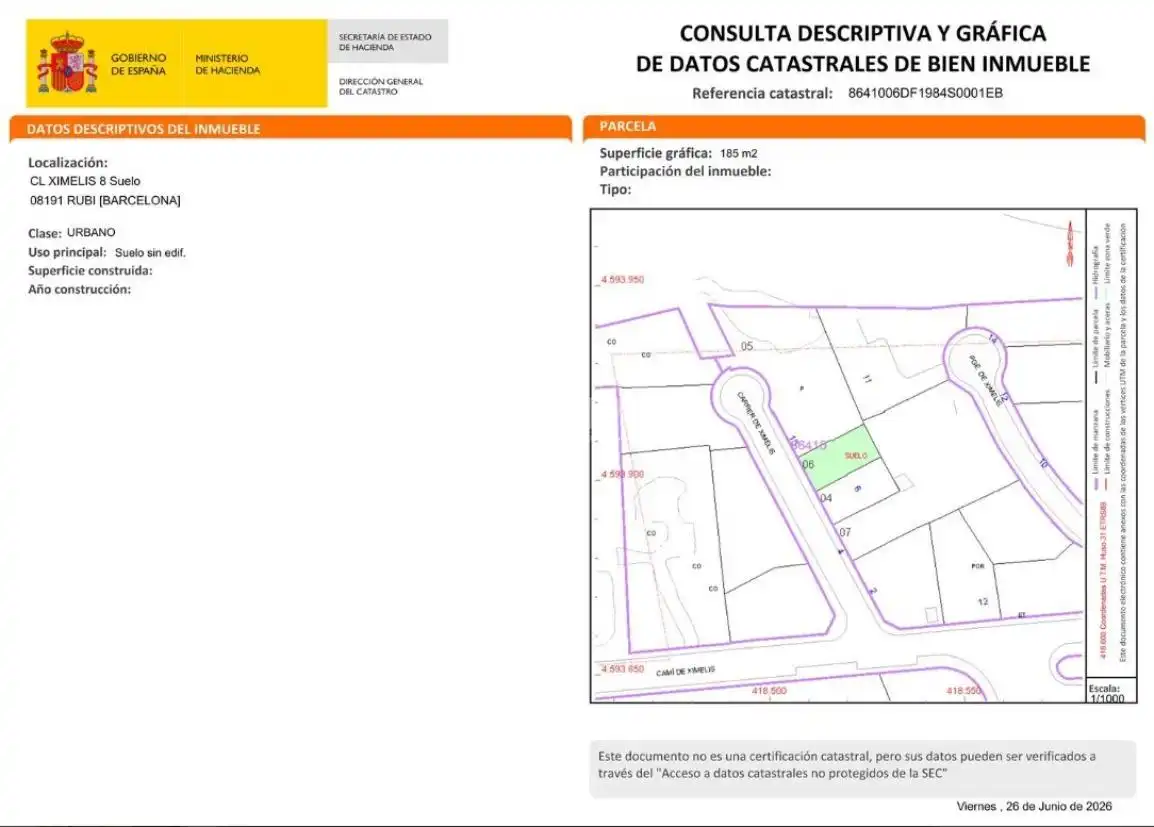 Terreny residencial en venda a Carrer Ximelis 8 , 08191 RUBÍ, imagen 10