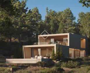 Vista exterior de Casa o xalet en venda en Sant Quirze del Vallès amb Aire condicionat, Terrassa i Piscina