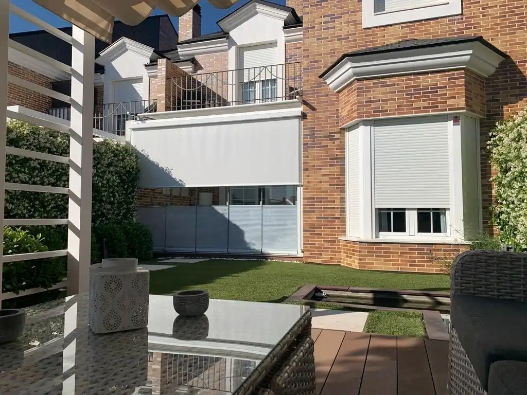 Terrace of Detached homes for rent in Boadilla del Monte  with Air Conditioner, Heating and Private garden