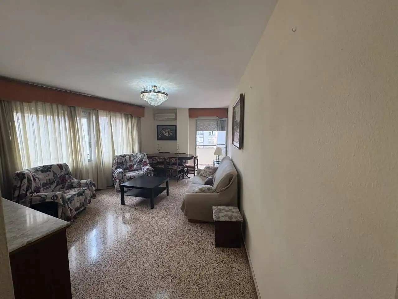Sala d'estar de Pis en venda en Alicante / Alacant amb Aire condicionat i Balcó
