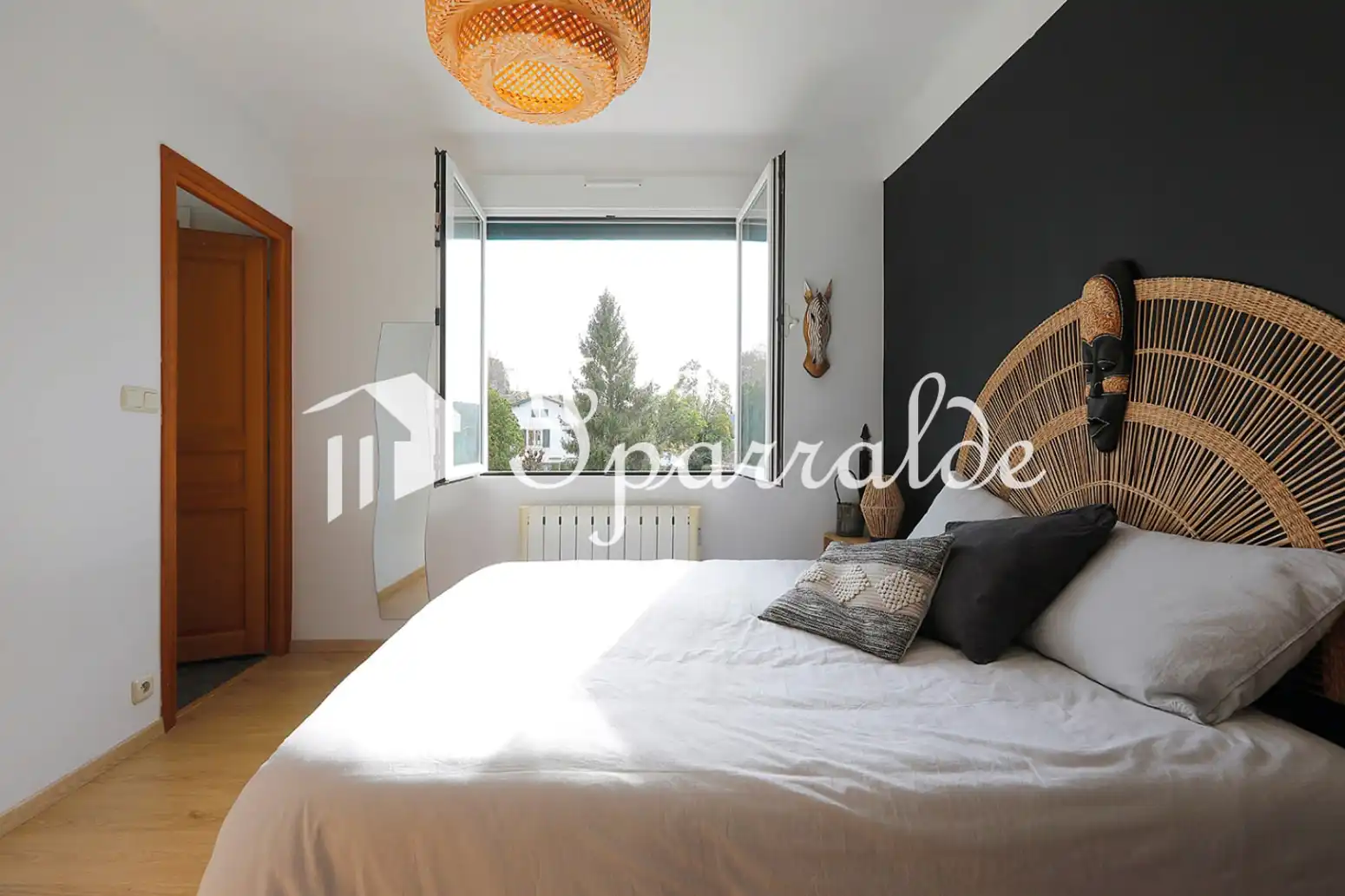 Bedroom of Flat for sale in Hendaye  with Heating, Parquet flooring and Balcony