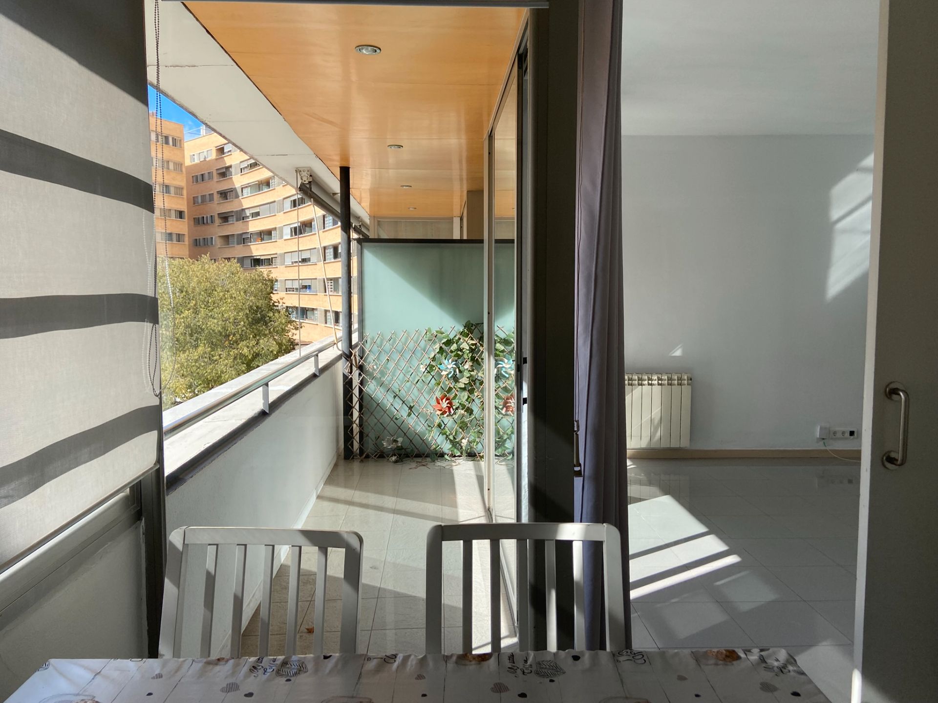 Terraza de Piso de alquiler en Girona Capital con Aire acondicionado, Calefacción y Horno