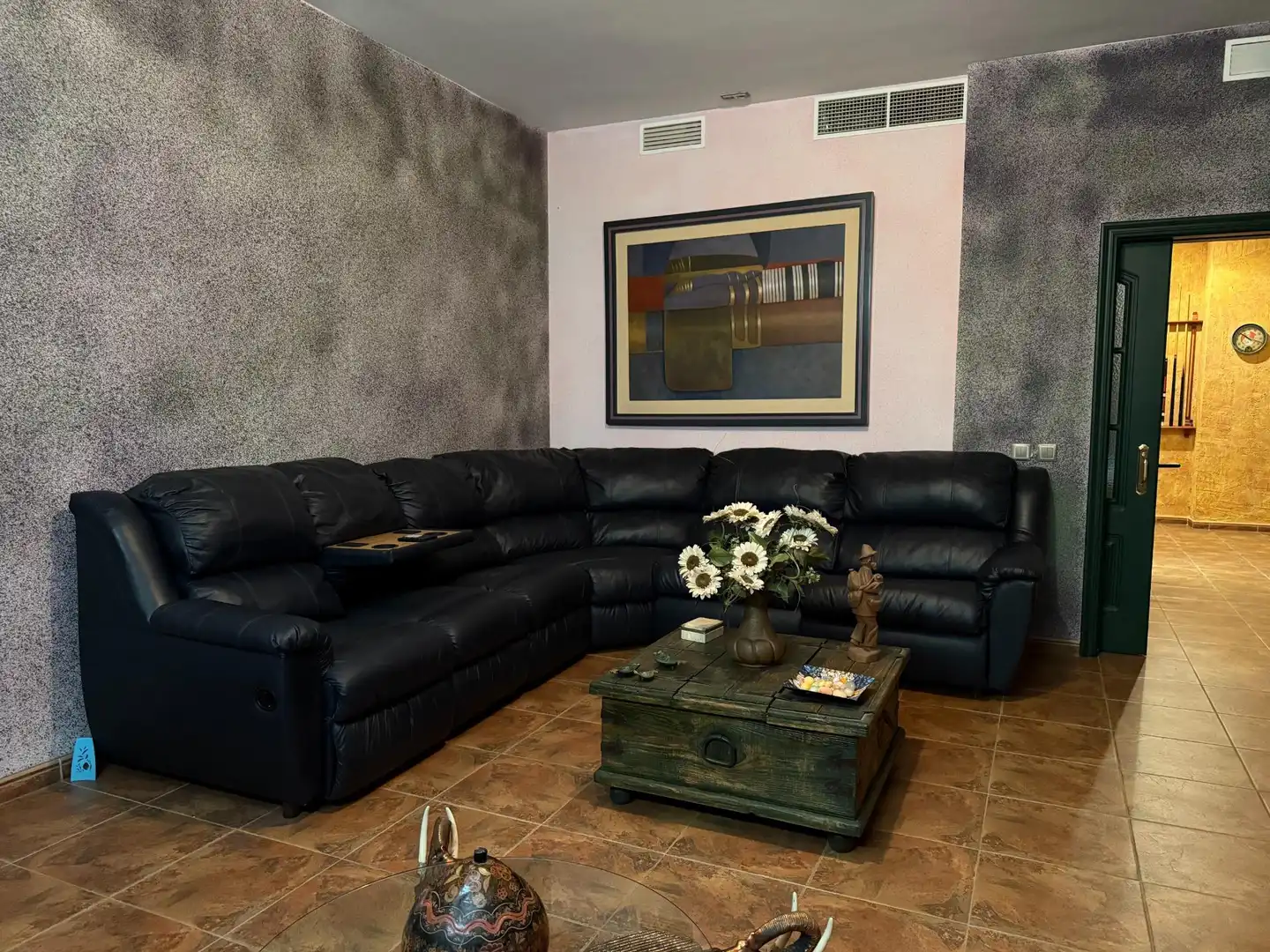 Sala de estar de Casa o chalet en venta en Gelves con Aire acondicionado, Jardín privado y Terraza