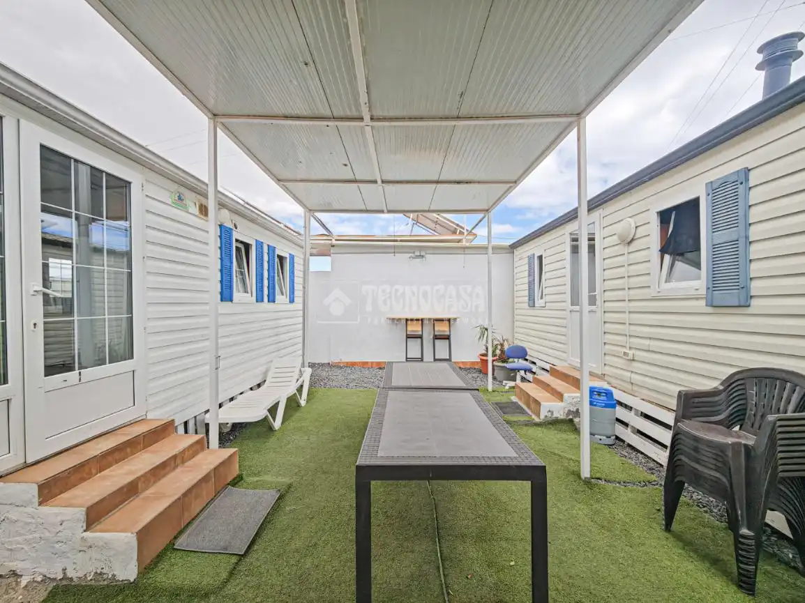 Terraza de Finca rústica en venta en Arona con Aire acondicionado, Jardín privado y Amueblado