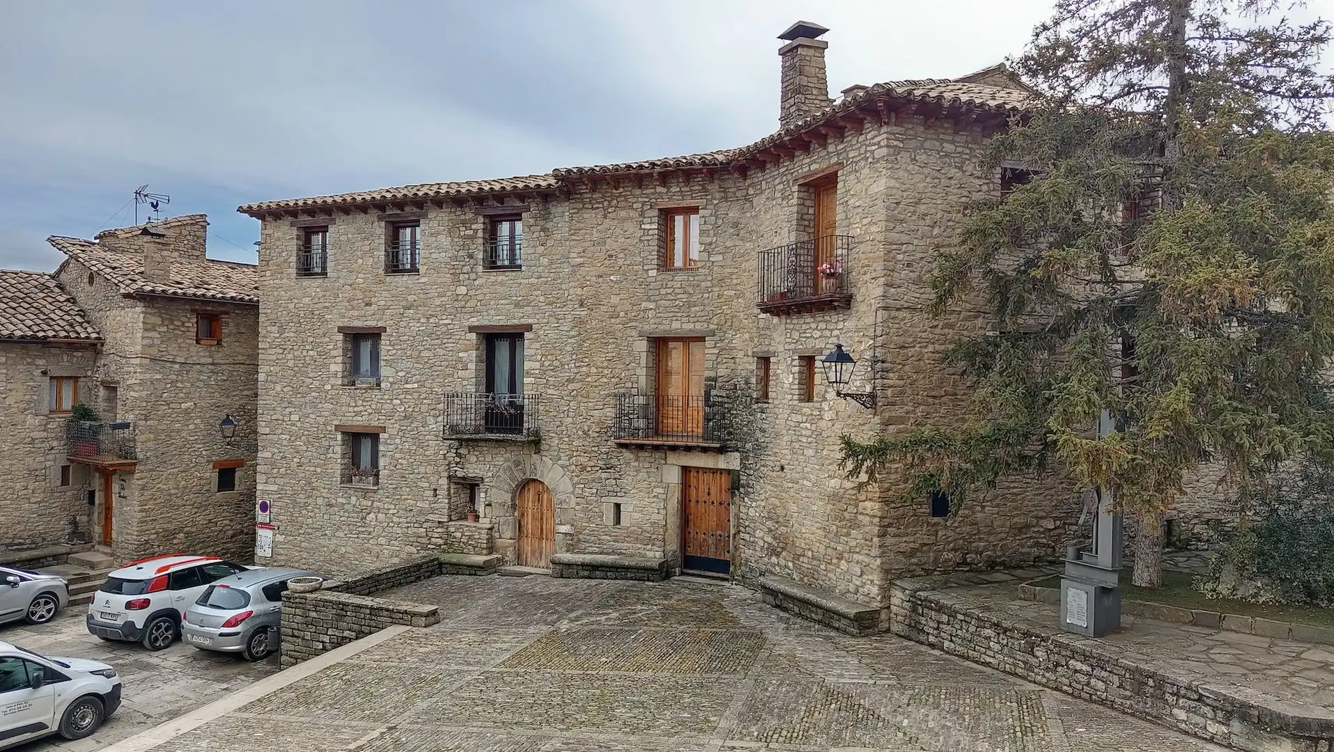 Exterior view of Flat for sale in Isábena  with Furnished and Balcony