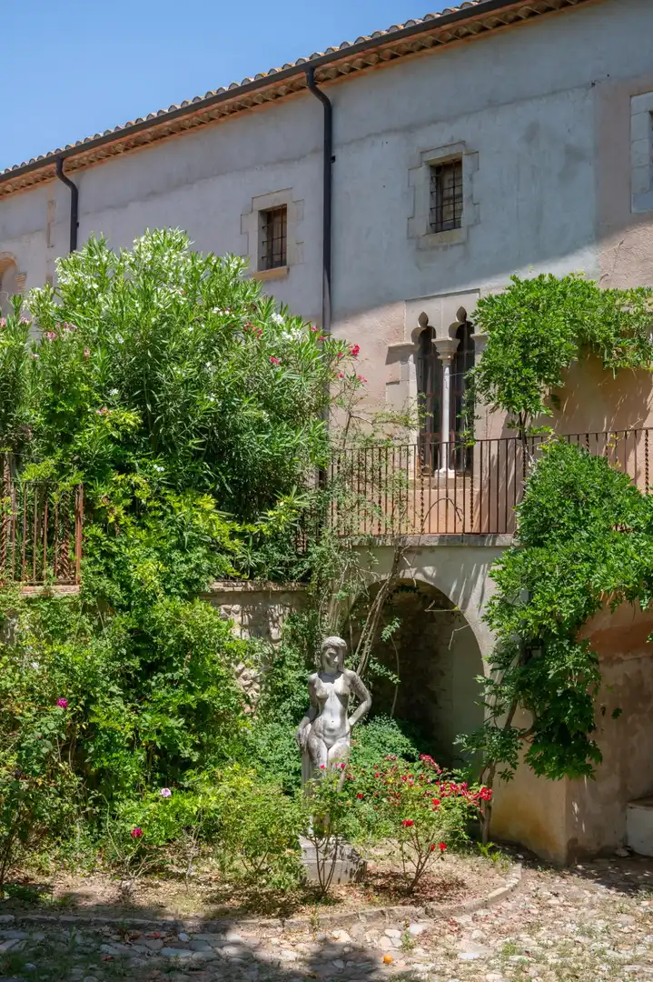 Jardí de Finca rústica de lloguer en Cervià de Ter