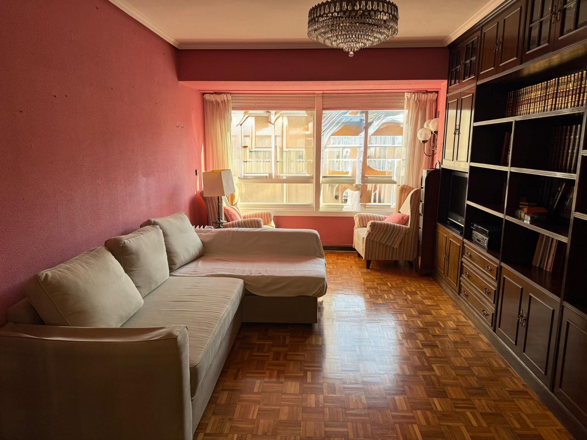 Sala d'estar de Pis en venda en A Coruña Capital 