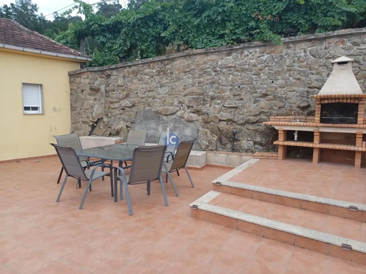 Terraza de Casa o chalet en venta en Nogueira de Ramuín con Jardín privado