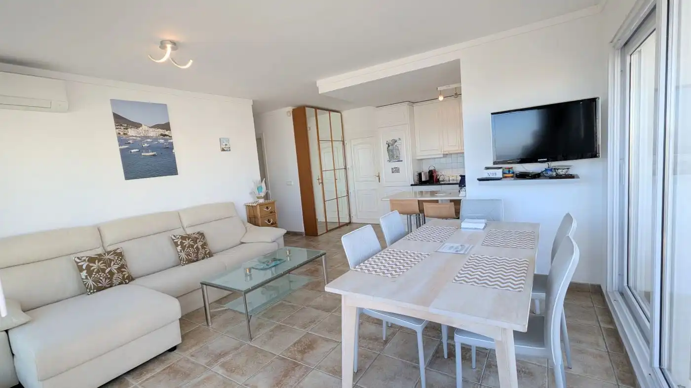 Sala de estar de Ático en venta en Empuriabrava con Aire acondicionado, Calefacción y Terraza