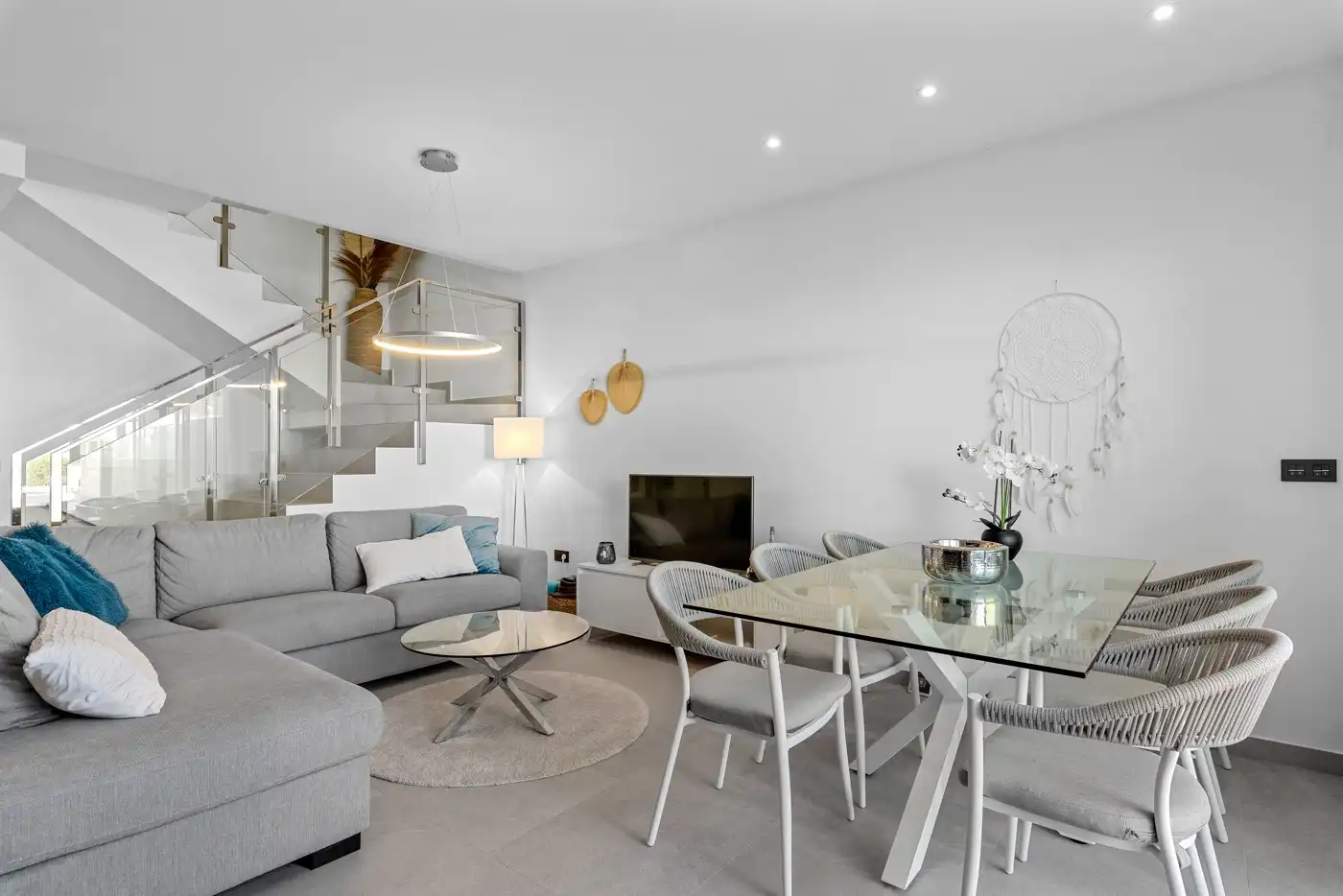 Sala de estar de Casa adosada en venta en Rojales con Terraza y Balcón