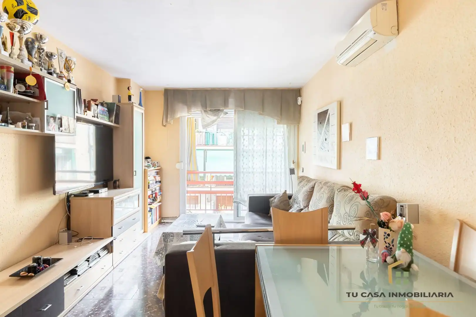 Sala d'estar de Pis en venda en Badalona amb Aire condicionat, Calefacció i Traster