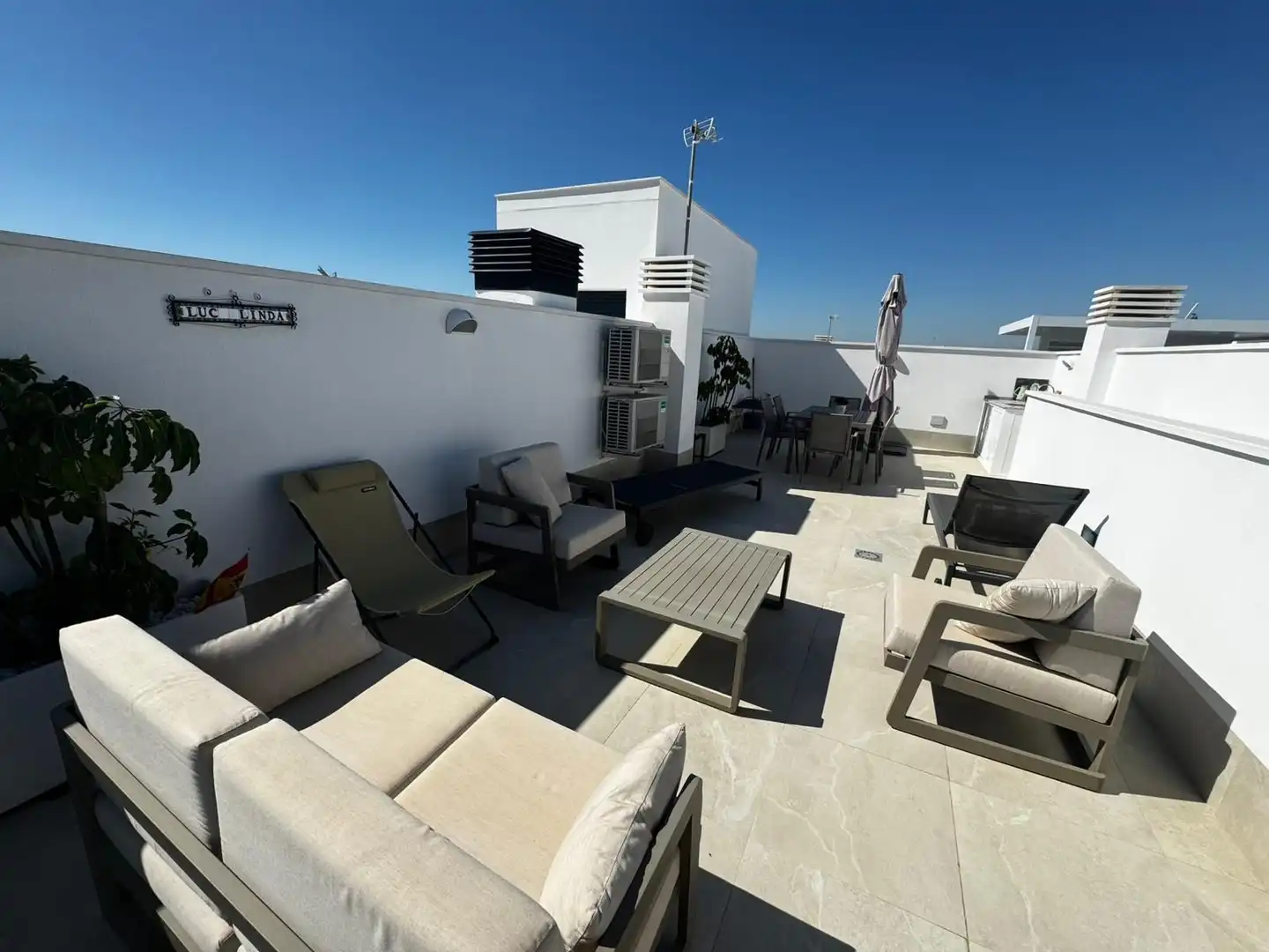 Terrassa de Dúplex en venda en San Pedro del Pinatar amb Aire condicionat, Calefacció i Jardí privat