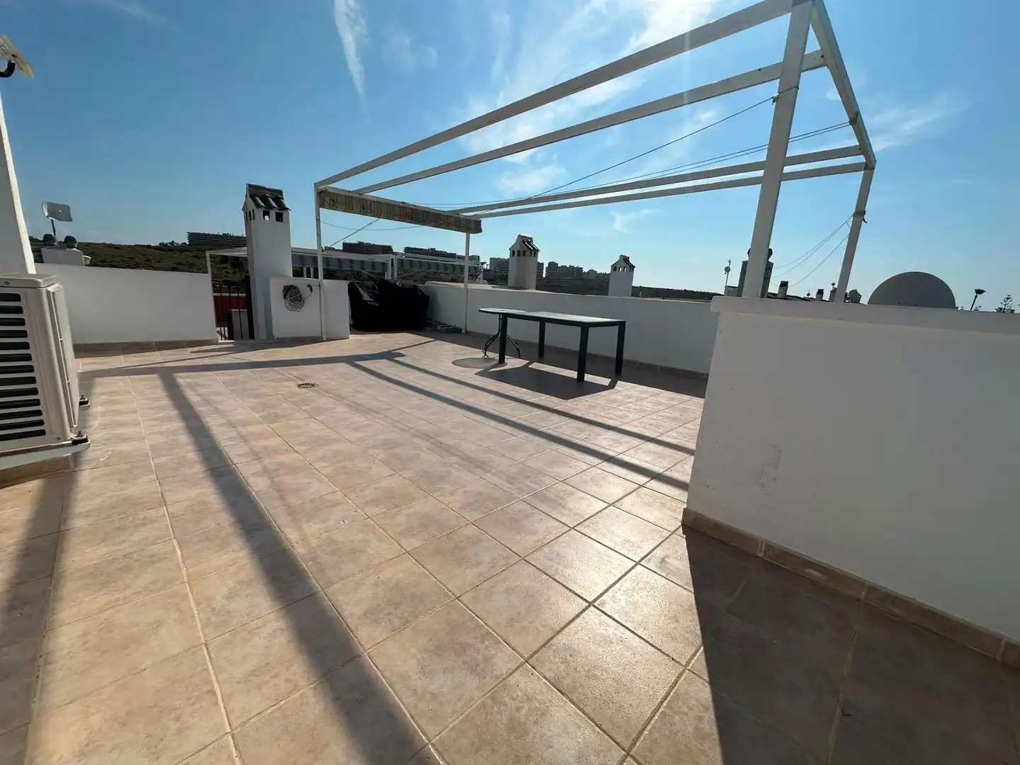 Terrace of Houses for rent in Santa Pola  with Air Conditioner, Furnished and Community pool