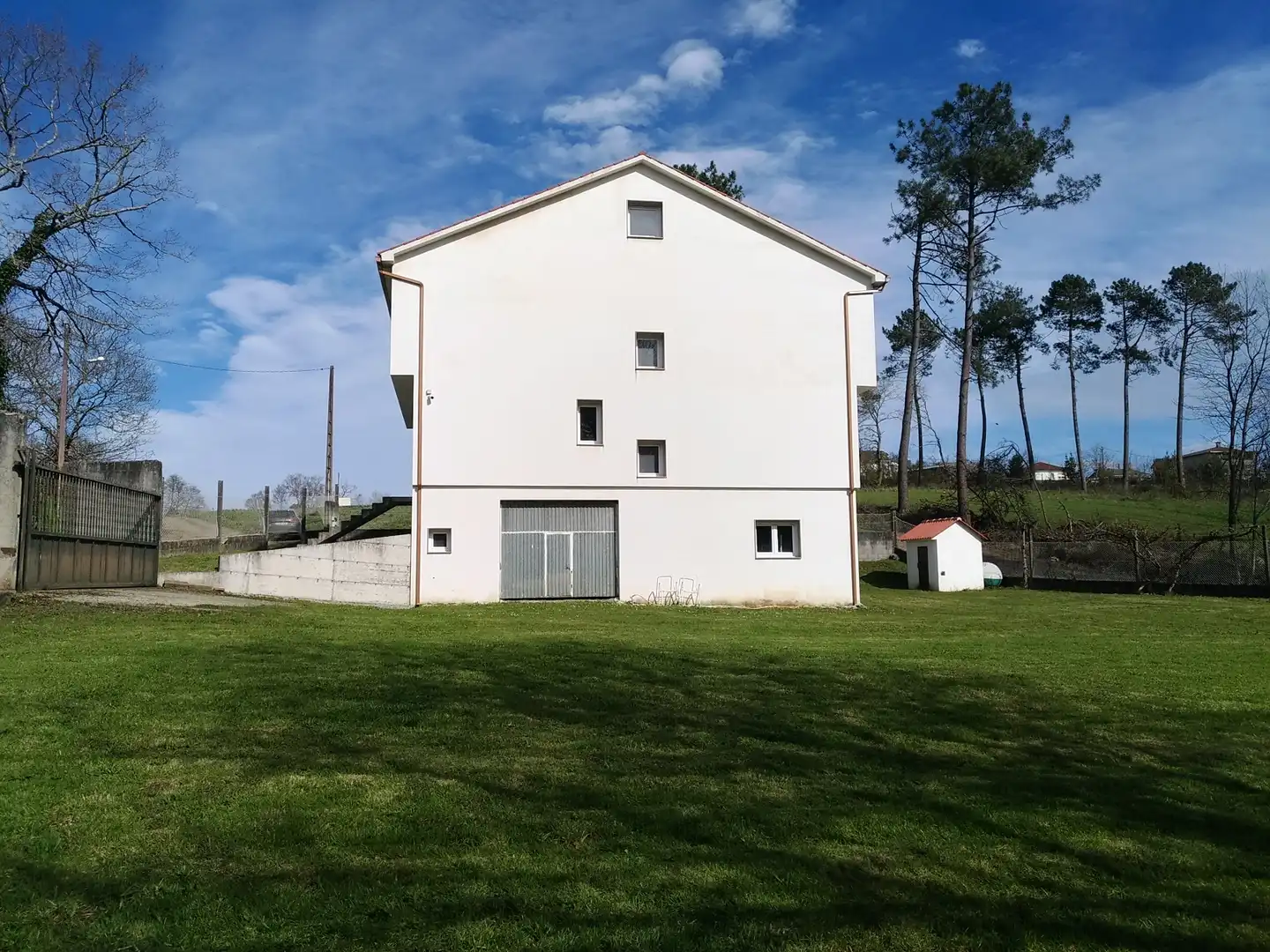 Vista exterior de Casa o chalet en venta en Ordes con Jardín privado