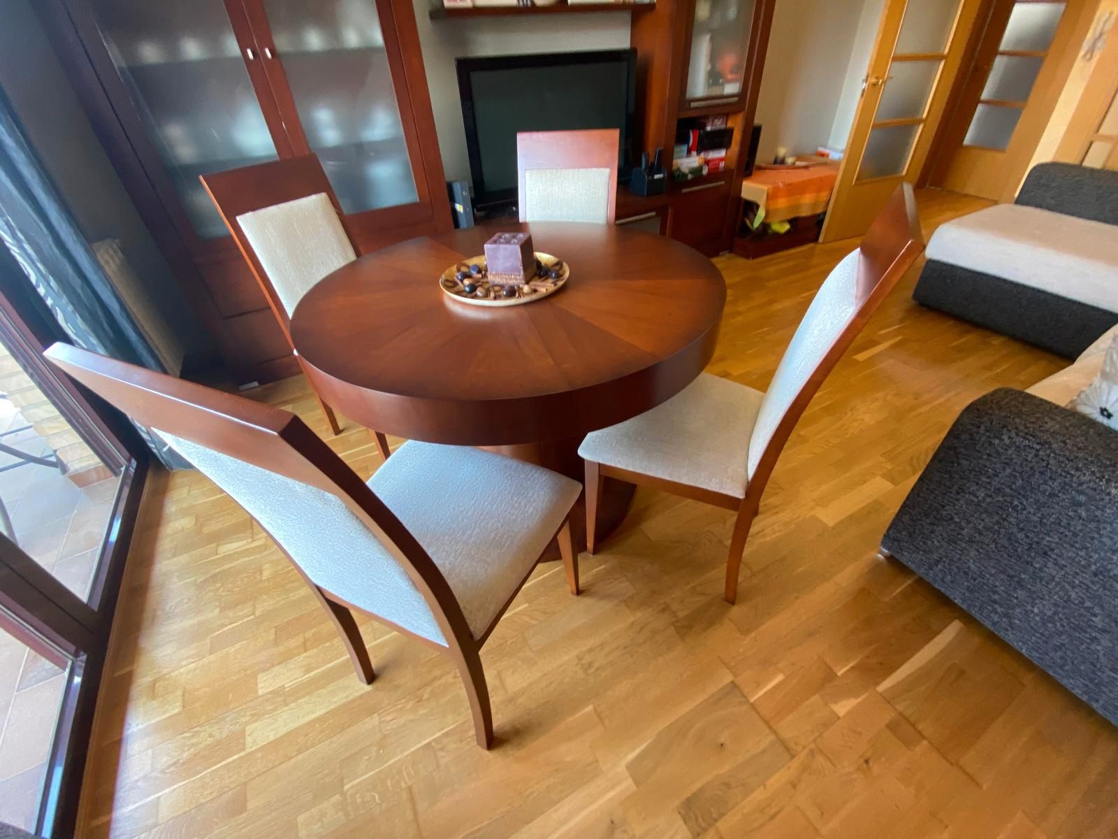 Dining room of Flat for sale in  Albacete Capital  with Air Conditioner, Heating and Parquet flooring