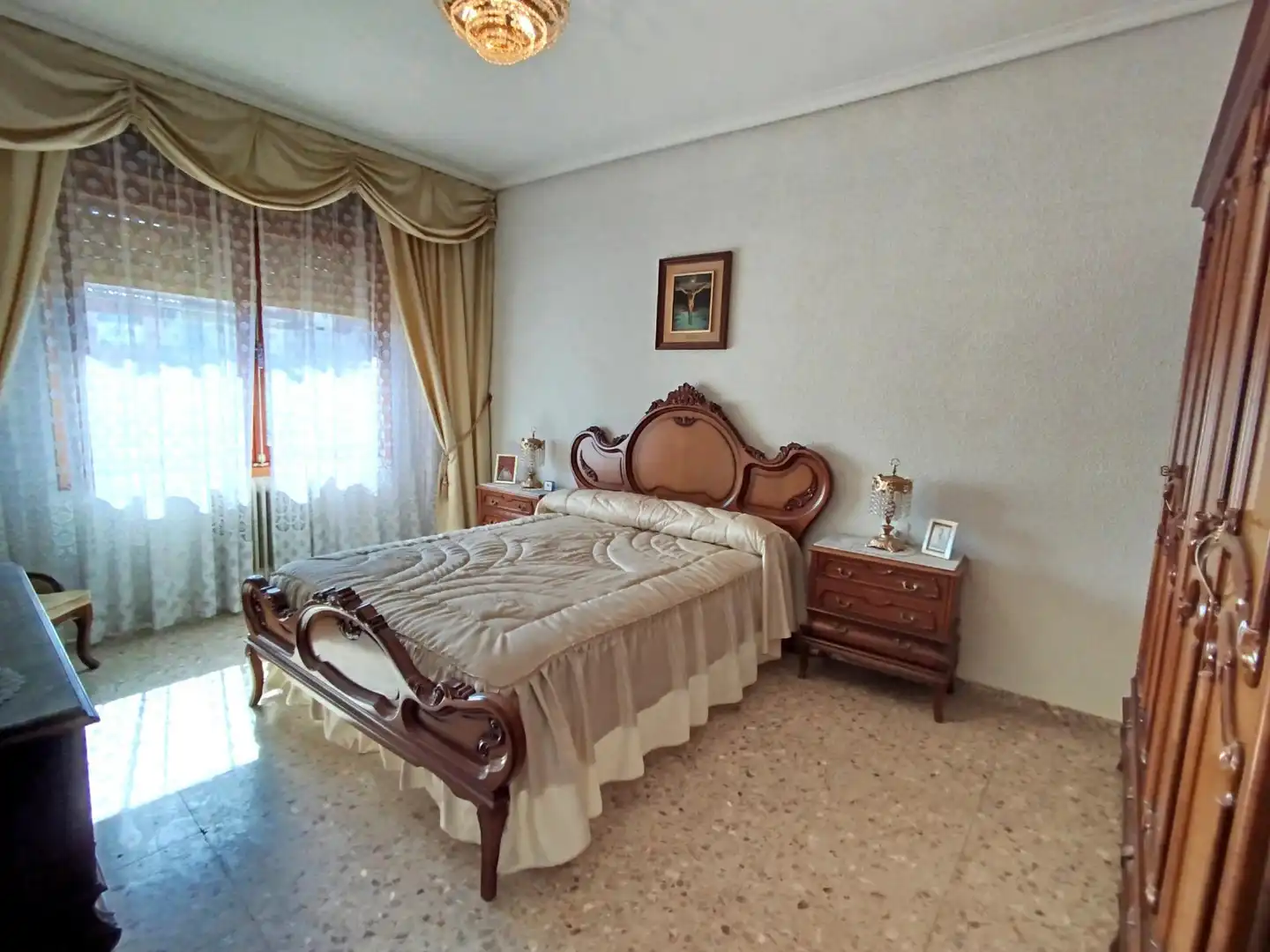 Bedroom of Flat for sale in La Roda  with Heating, Terrace and Storage room